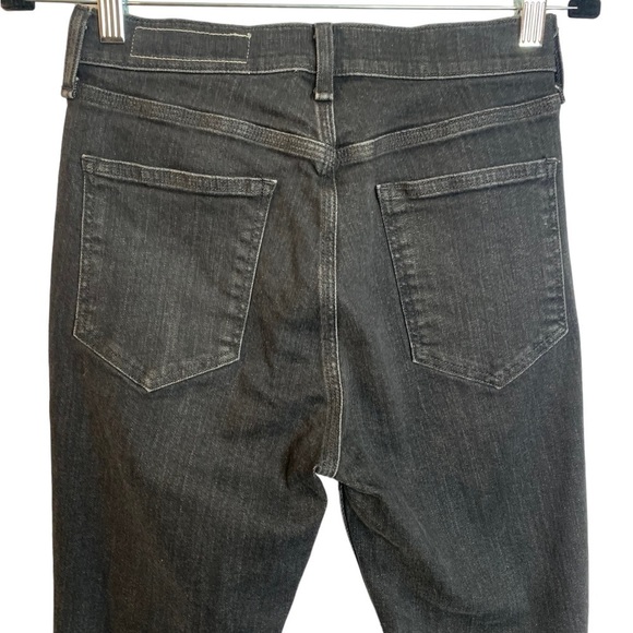 Rag & Bone Black Lace Up Mid Rise Skinny Denim Jeans Size 28 - Picture 8 of 9